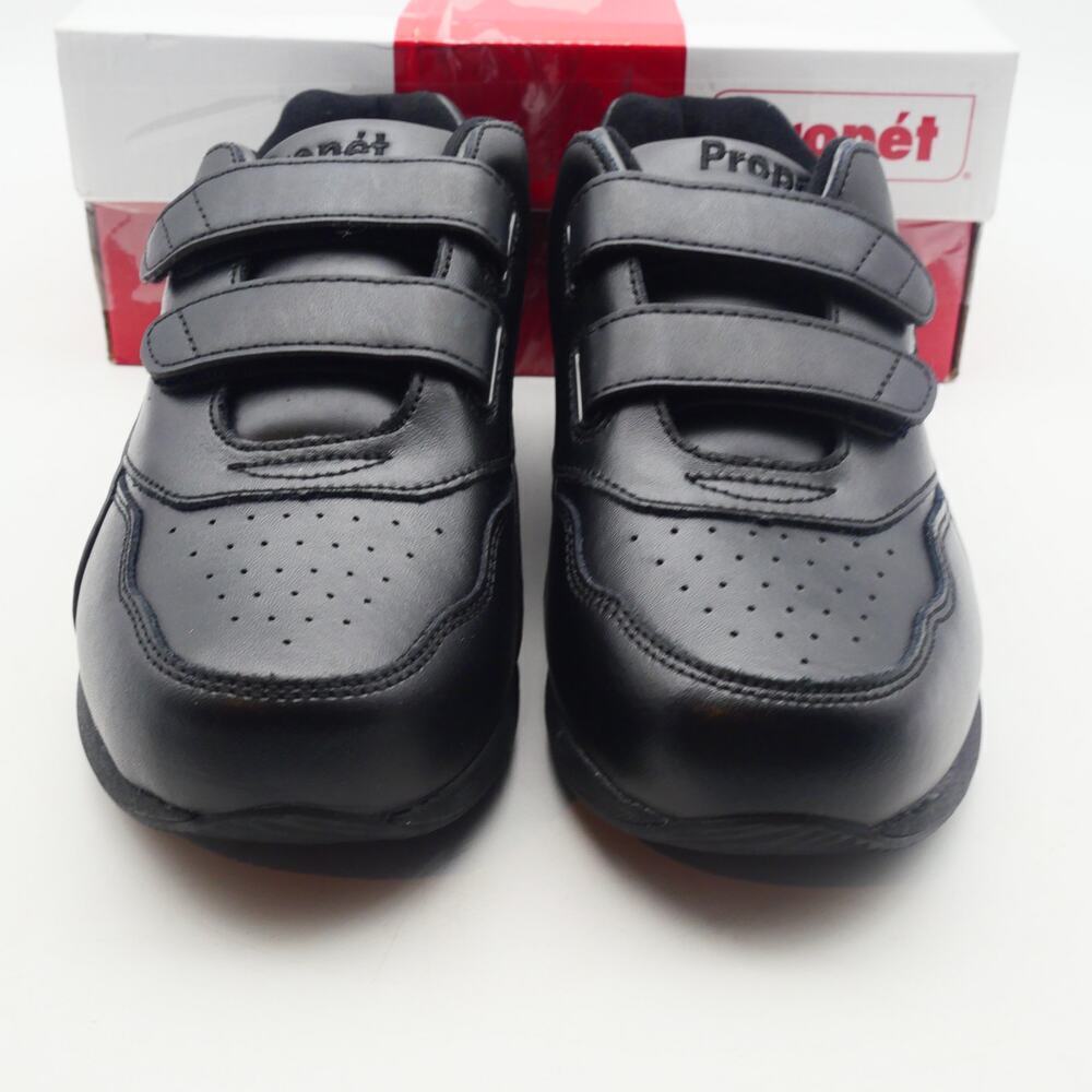 NEW Propet Women's 6  Wide 4E (XX) Tour Walker Strap Black Leather Shoes - Picture 2 of 9